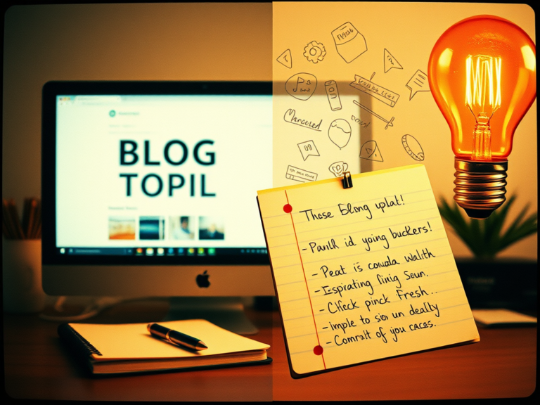 Never Run Out of Ideas: Top Tips for Generating Fresh Blog Topics